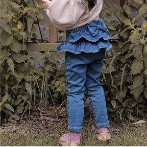 Flofallzique Girls Jeans Super Skinny Jean Pant Strech Pull On Kids Denim Pants